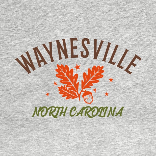 Waynesville, North Carolina Fall by Mountain Morning Graphics